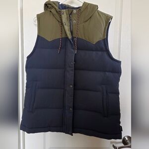 Patagonia Hooded Vest Navy Large